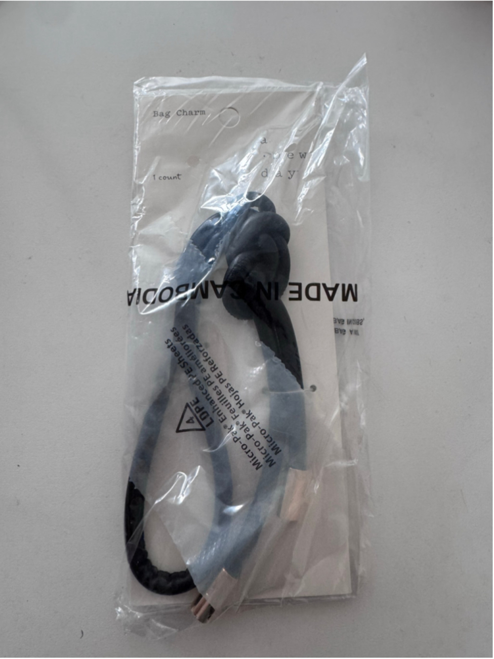 Women's Unbranded Knot Bracelet One Size Black Silver